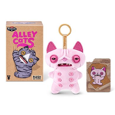Fuggler Alley Cat 5-inch Plush Keyring - Styles May Vary