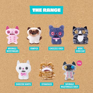 Fuggler Alley Cat 5-inch Plush Keyring - Styles May Vary