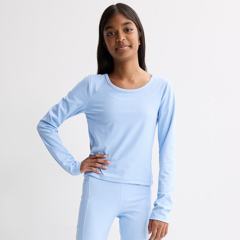 Girls 7-16 Tek Gear® Twist Back Long Sleeve T-Shirt
