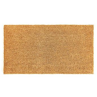 Coconut Coir Fiber Doormat Heavy-Duty Backing 17x30 inches