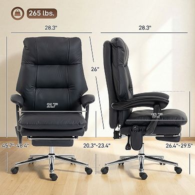 HOMCOM 6-Point Massage Office Chair, Ergonomic Desk Chair