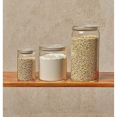 Pyrex® 3-Piece Glass Canister Set