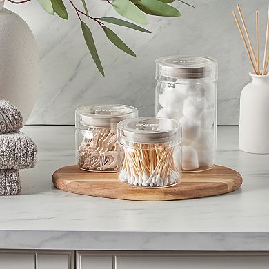 Pyrex® 3-Piece Glass Canister Set