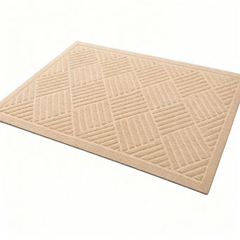Front Door Mat Absorbent Non-Slip Rubber Backing Low Profile Easy Clean 29x17