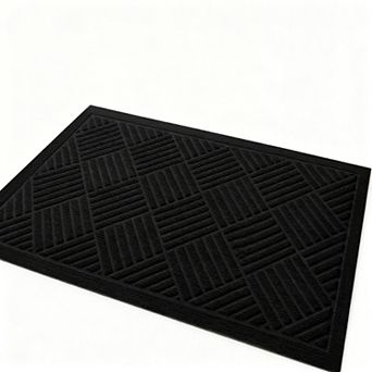 Front Door Mat Absorbent Non-Slip Rubber Backing Low Profile Easy Clean 29x17