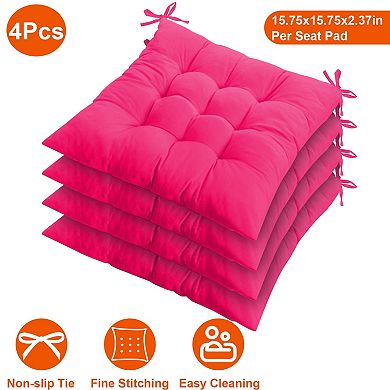4-Piece Square Chair Cushions
