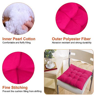 4-Piece Square Chair Cushions