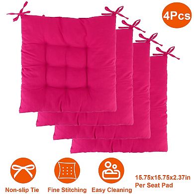 4-Piece Square Chair Cushions