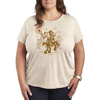 Plus Size Disney / Pixar's Toy Story 5 Jessie & Bullseye Graphic Tee