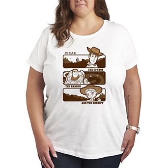 Women's Plus Disney / Pixar's Toy Story 5 The Cowboy, The Ranger & The Sheriff Graphic Tee