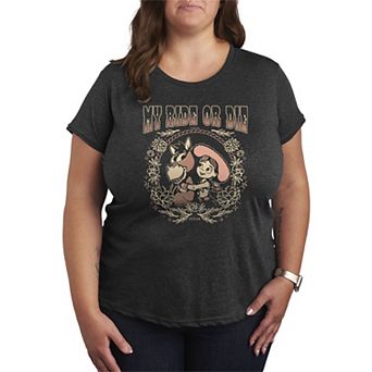 Plus Size Disney / Pixar's Toy Story 5 Jessie & Bullseye Graphic Tee