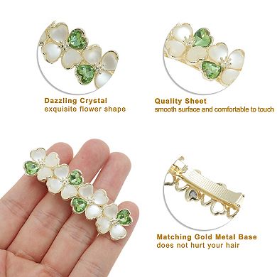 Rhinestone Hair Barrettes for Women 1Pc