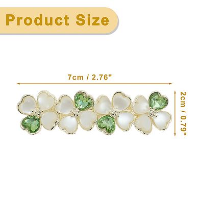 Rhinestone Hair Barrettes for Women 1Pc