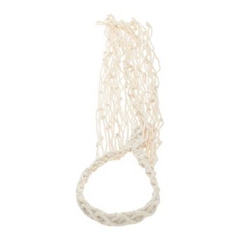 Hand-woven Long Tassel Headbands for Women 1 pc 27.56" Beige