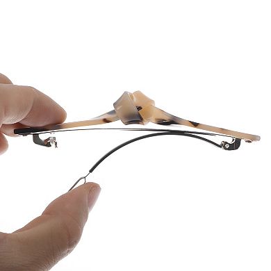 Fashion Elegant Hair Clip 1 Pc Beige Black