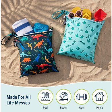 Jurassic Dinosaurs Wet Bag Set