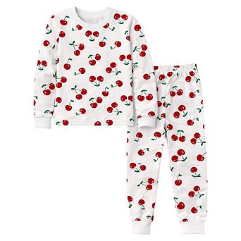 Kids Girls Long Sleeve Pajamas Set Snug Fit Soft & Comfortable Sleepwear Sets