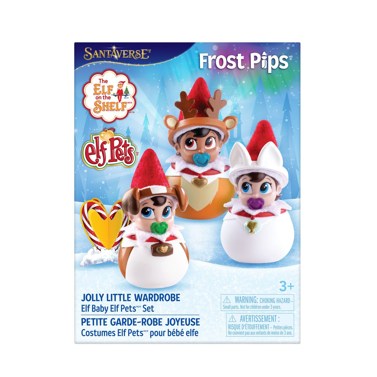 Набор The Elf on the Shelf Frost Pips Jolly Little Wardrobe: гардероб для эльфа и питомцев — фото 1