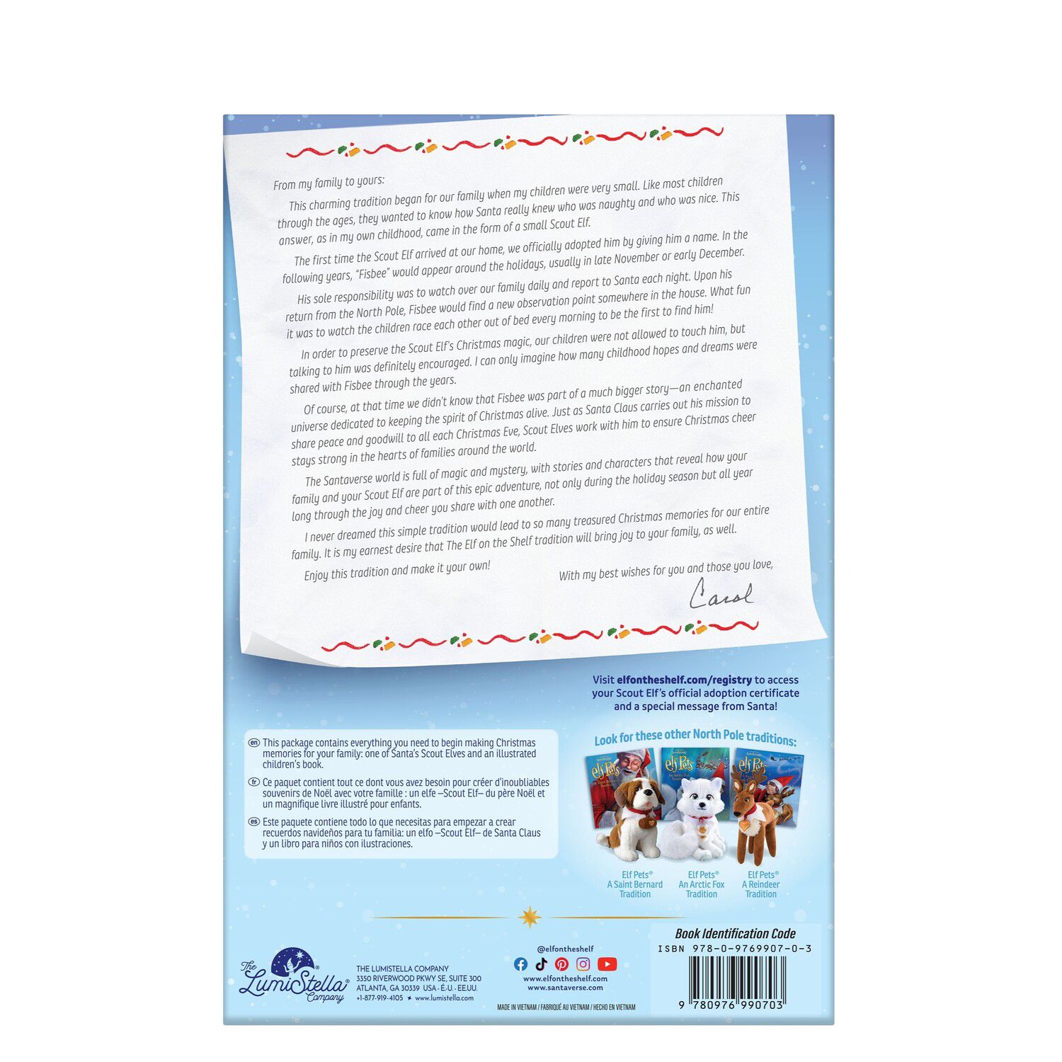 Детские куклы The Elf on the Shelf Girl Posing Power Activity Set — фото 5