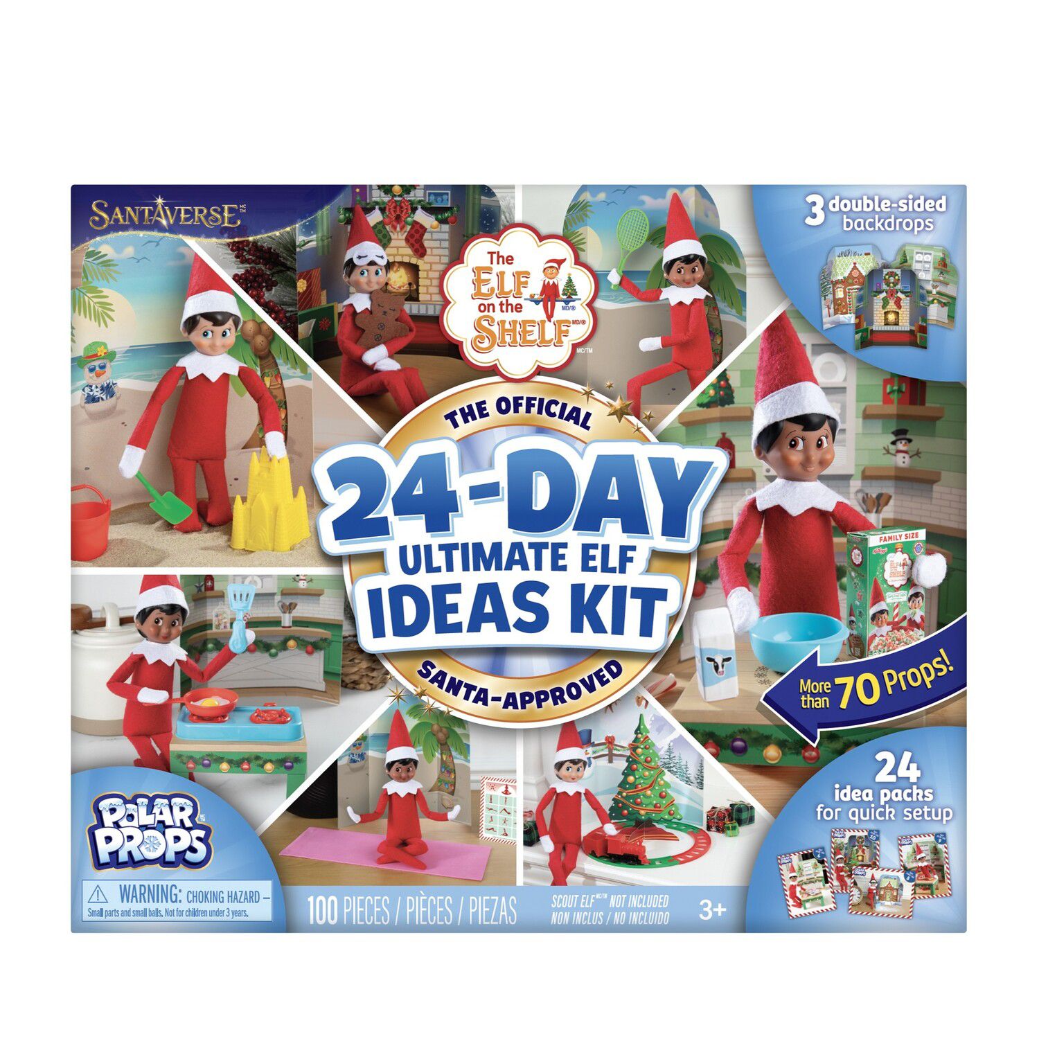 Детские куклы The Elf on the Shelf 24-Day Ultimate Elf Ideas Kit with 100 pc — фото 1