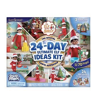 The Elf on the Shelf® 24-Day Ultimate Elf Ideas Kit with 100 pc