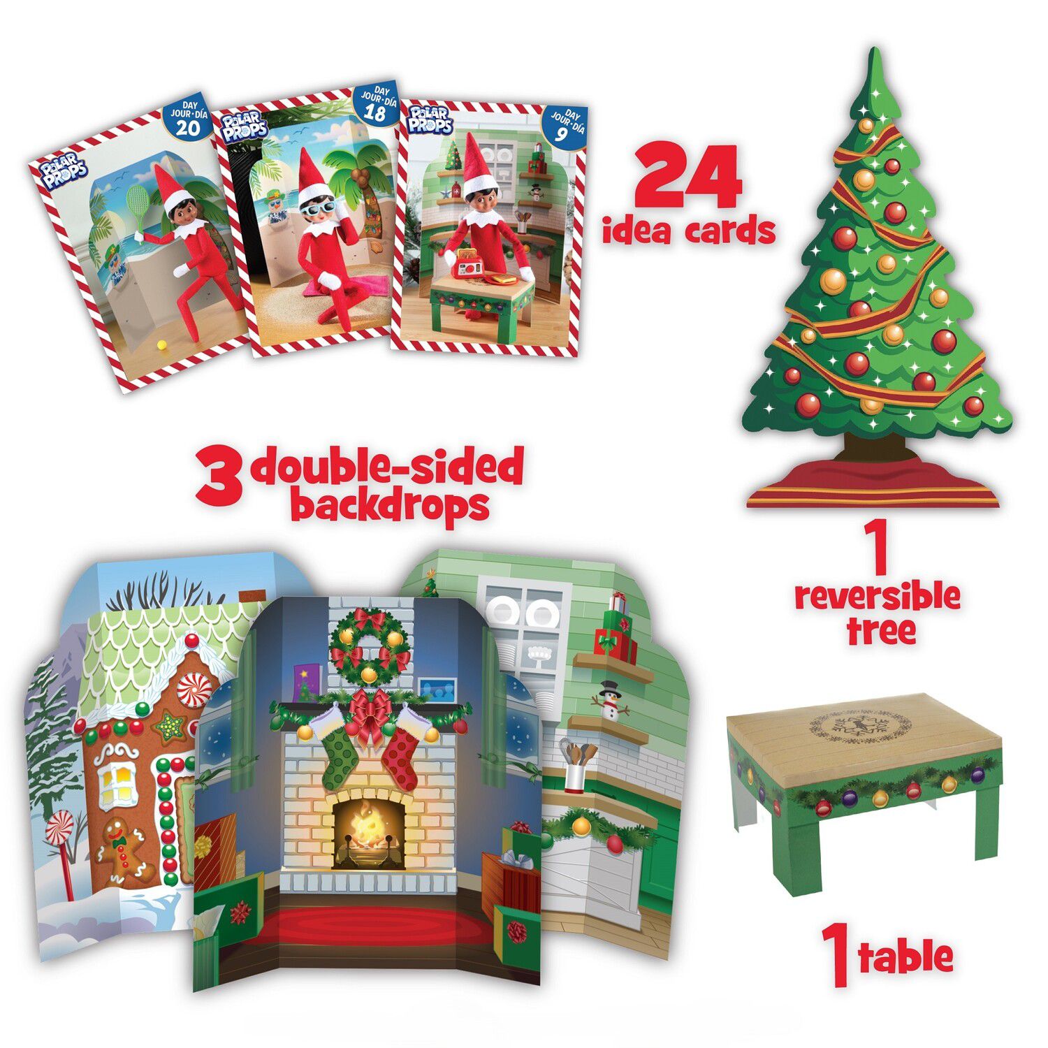 Детские куклы The Elf on the Shelf 24-Day Ultimate Elf Ideas Kit with 100 pc — фото 4