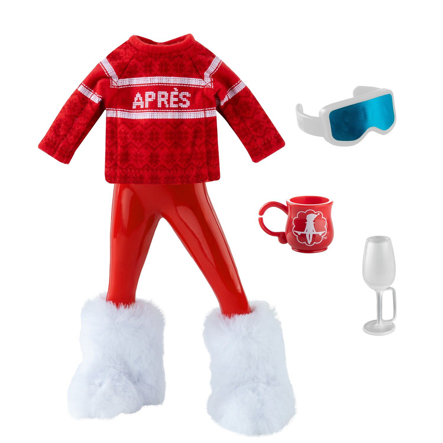 Детские куклы The Elf on the Shelf MagiFreez ElfieGram Ski Gear Set — фото 2