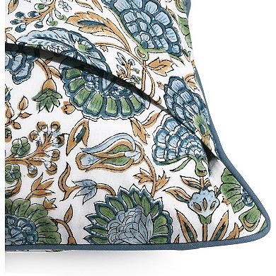 Block Print Pillow Covers Set of 2 Decorative Boho Chic