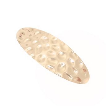 Elegant Oval Hair Clips for Home Gold Tone 1 pc