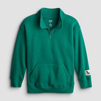 Boys 4-12 Jumping Beans® Fleece Quarter Zip Pocket Pullover