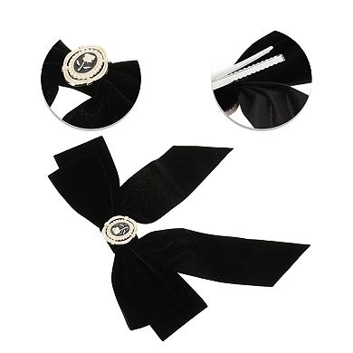 Floral Bows Hair Clips Hairdo Clips 1 Pc