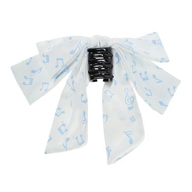 Musical Note Bow Hair Clip 1 Pc