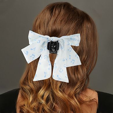 Musical Note Bow Hair Clip 1 Pc