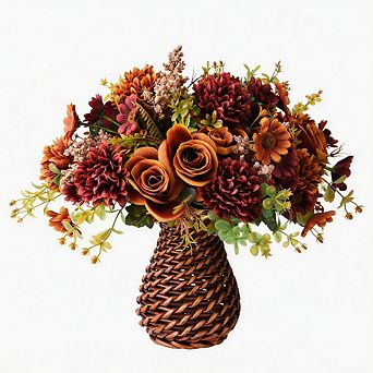 Kaelin Home Artificial Faux Flowers in Vase