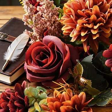 Kaelin Home Artificial Faux Flowers in Vase