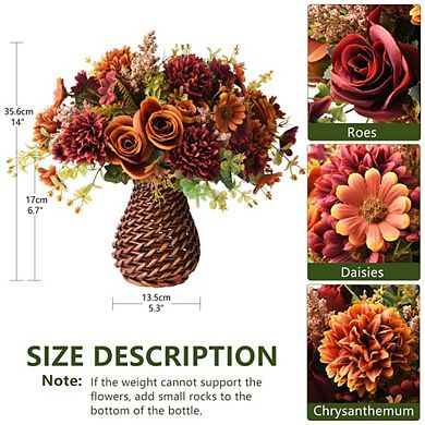 Kaelin Home Artificial Faux Flowers in Vase