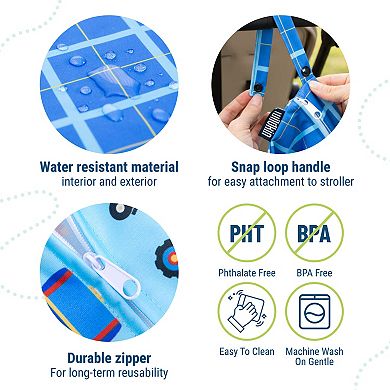 Trains, Planes & Trucks Wet Bag Set