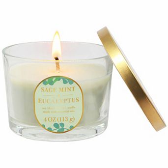 Sonoma Goods For Life® Sage Mint & Eucalyptus Soy Blend 4-oz. Candle Jar