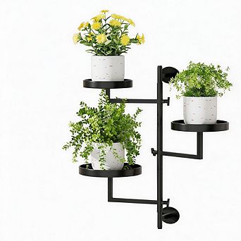 Kaelin Home Rotating Window Plant Shelves
