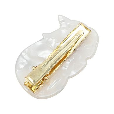 Lovely Cartoon Cat Hair Clips for Home Beige Brown 1 Pc