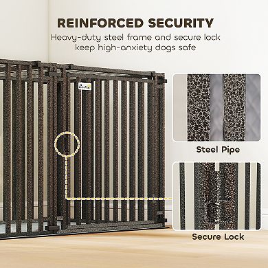 83inchL Heavy Duty Dog Crate, Extra Large Dog Kennel with Divider and Mat