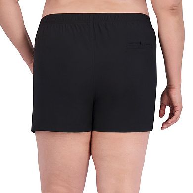 Plus Size ZeroXposur Woven Board Short Swim Bottoms