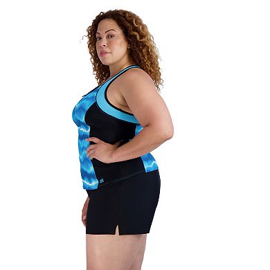 Plus Size ZeroXposur Scuba Tankini Swim Top
