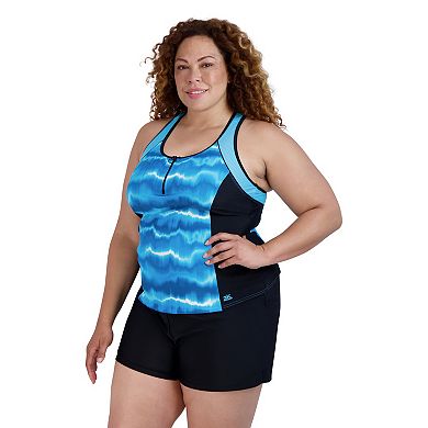 Plus Size ZeroXposur Scuba Tankini Swim Top