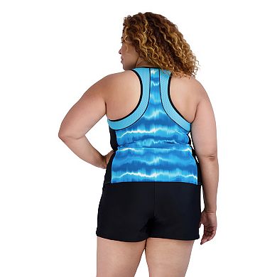 Plus Size ZeroXposur Scuba Tankini Swim Top
