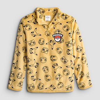 Boys 4-12 Jumping Beans® Pokémon Graphic Quarter Zip Pullover Woobie