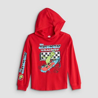 Boys 4-12 Jumping Beans® The Grinch Racing Graphic Thermal Hoodie