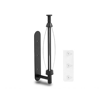Great Ambitions Magnetic Paper Towel Holder, One‑Hand Wall Mount for Kitchen & Fridge(Black)