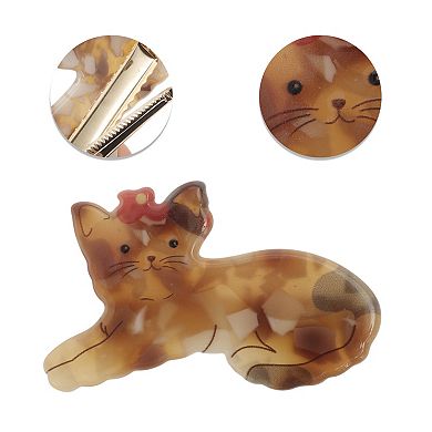Lovely Cartoon Hair Clips for Home Brown 1 Pc