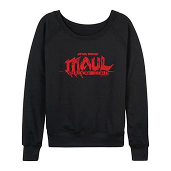 Women's Star Wars: Maul – Shadow Lord Logo French Terry Long Sleeve Tee